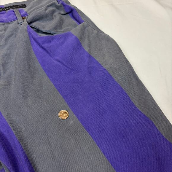 Vintage Marithe Francois Girbaud Striped Shorts Men's 32 10.5" 90s - Picture 12 of 13